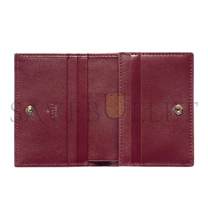 GUCCI GG EMBLEM SMALL WALLET 847207 (11*8.5*3cm)
